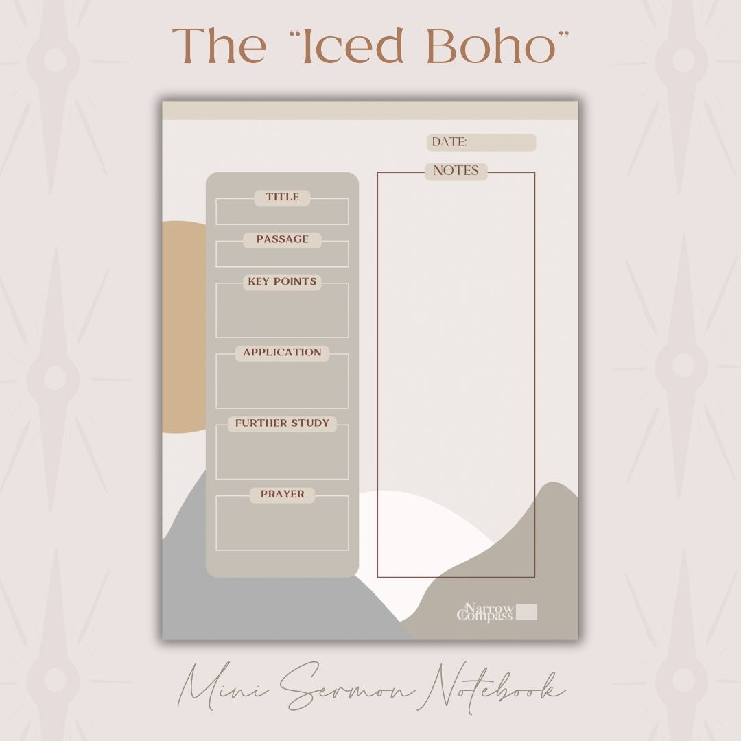 Mini Digital Sermon Notebook