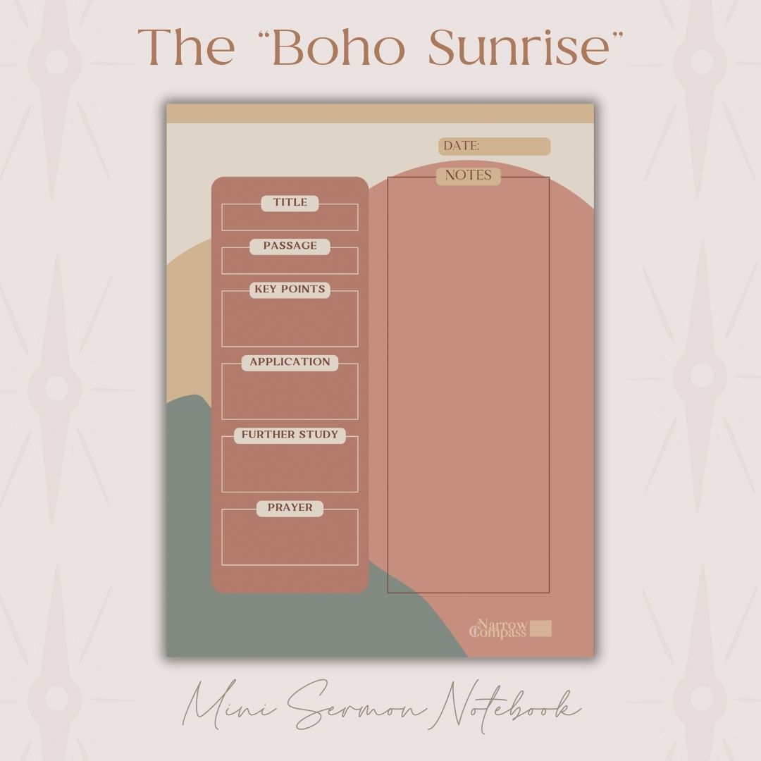 Mini Digital Sermon Notebook