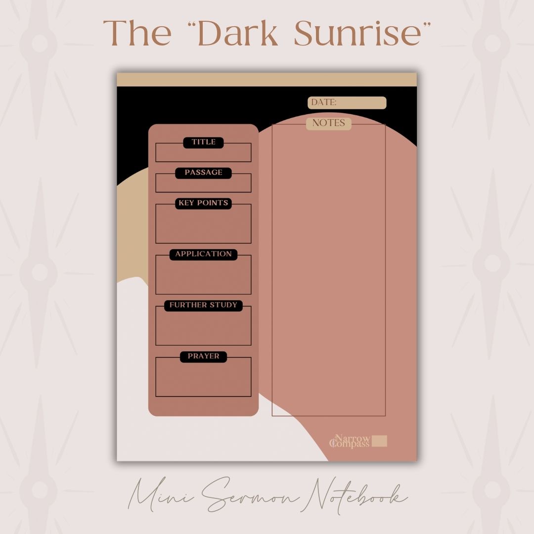 Mini Digital Sermon Notebook