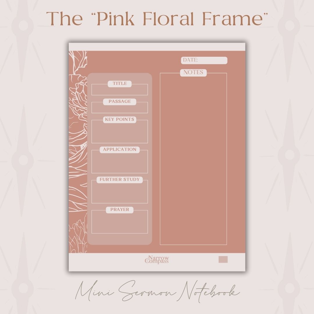 Mini Digital Sermon Notebook