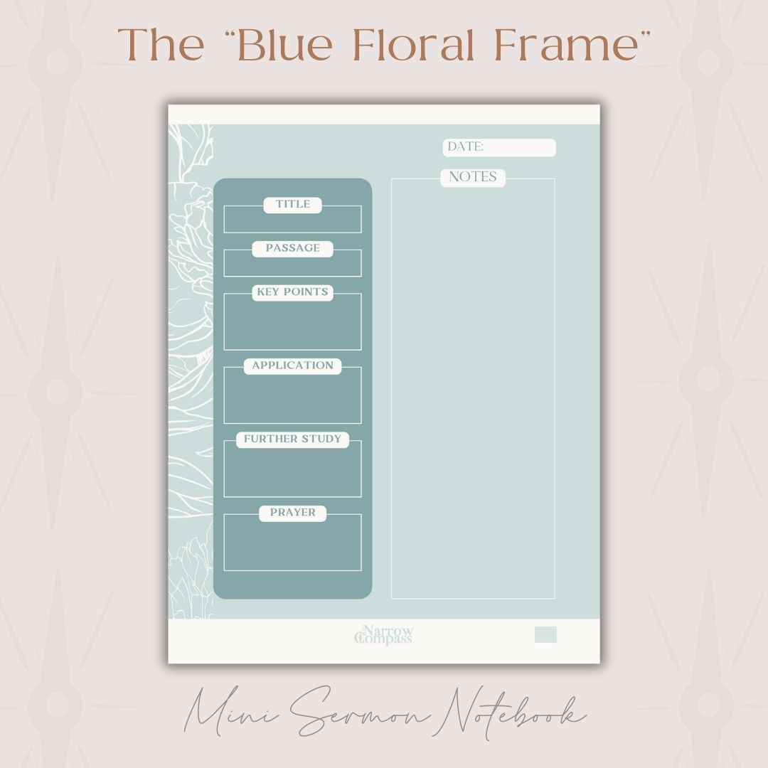 Mini Digital Sermon Notebook