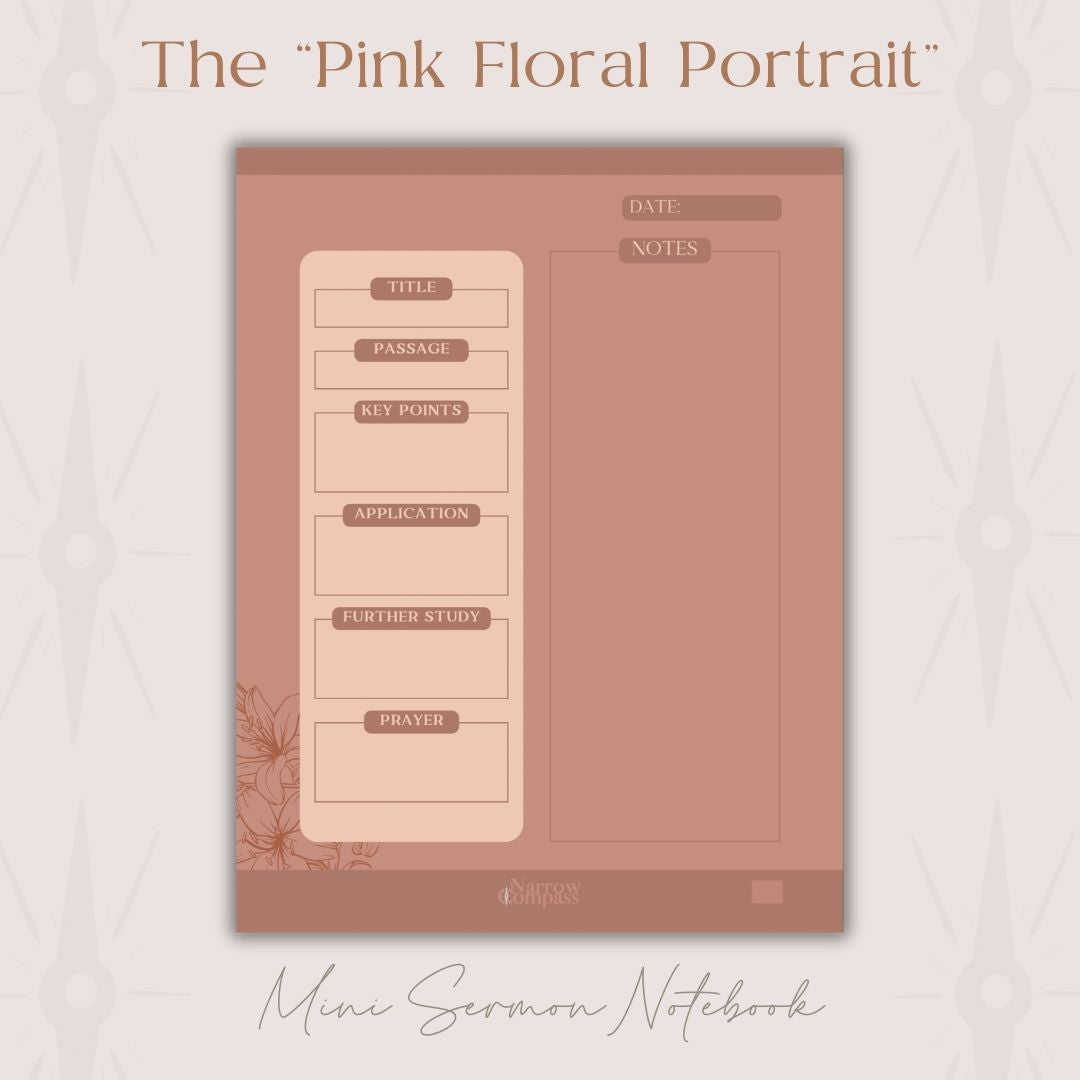 Mini Digital Sermon Notebook