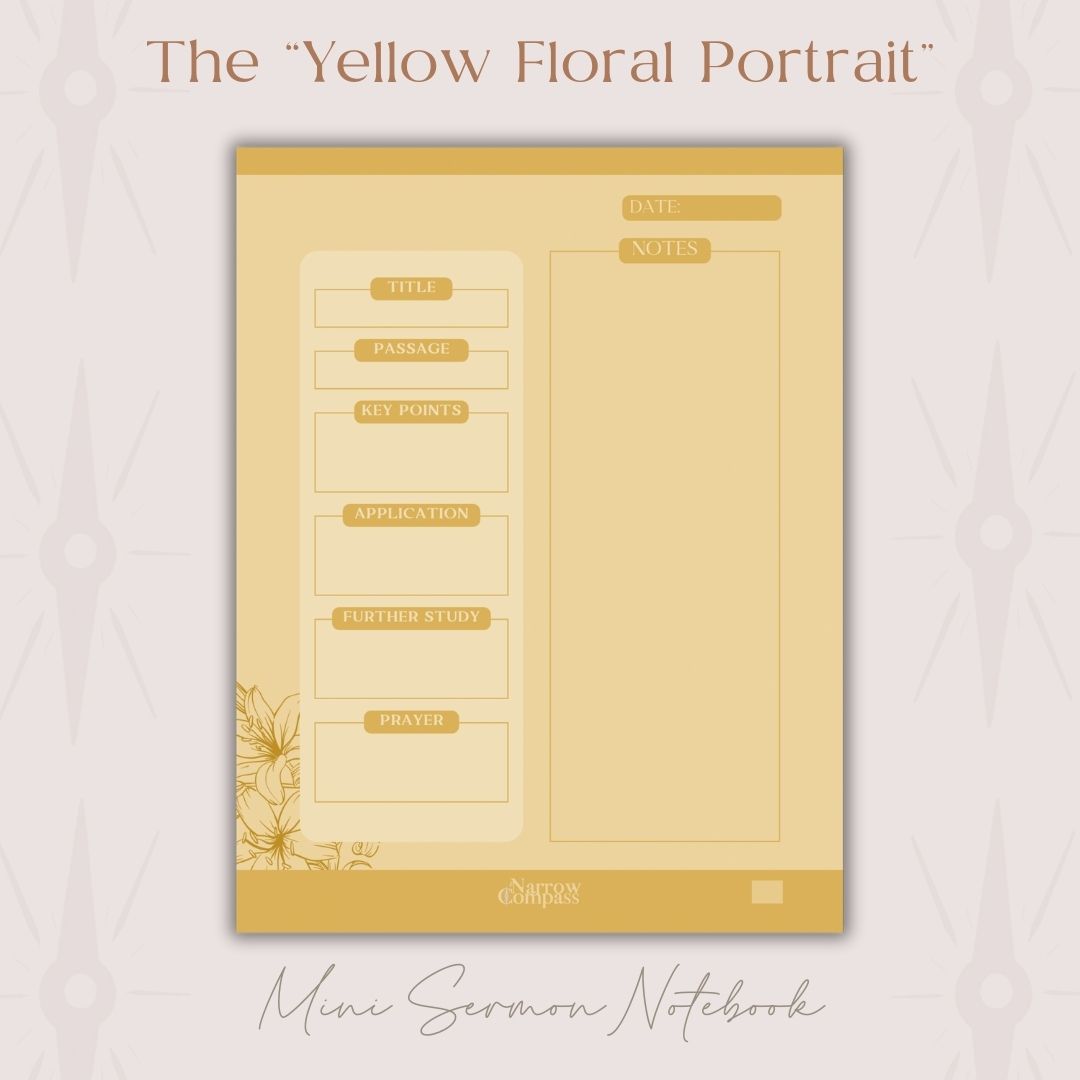 Mini Digital Sermon Notebook