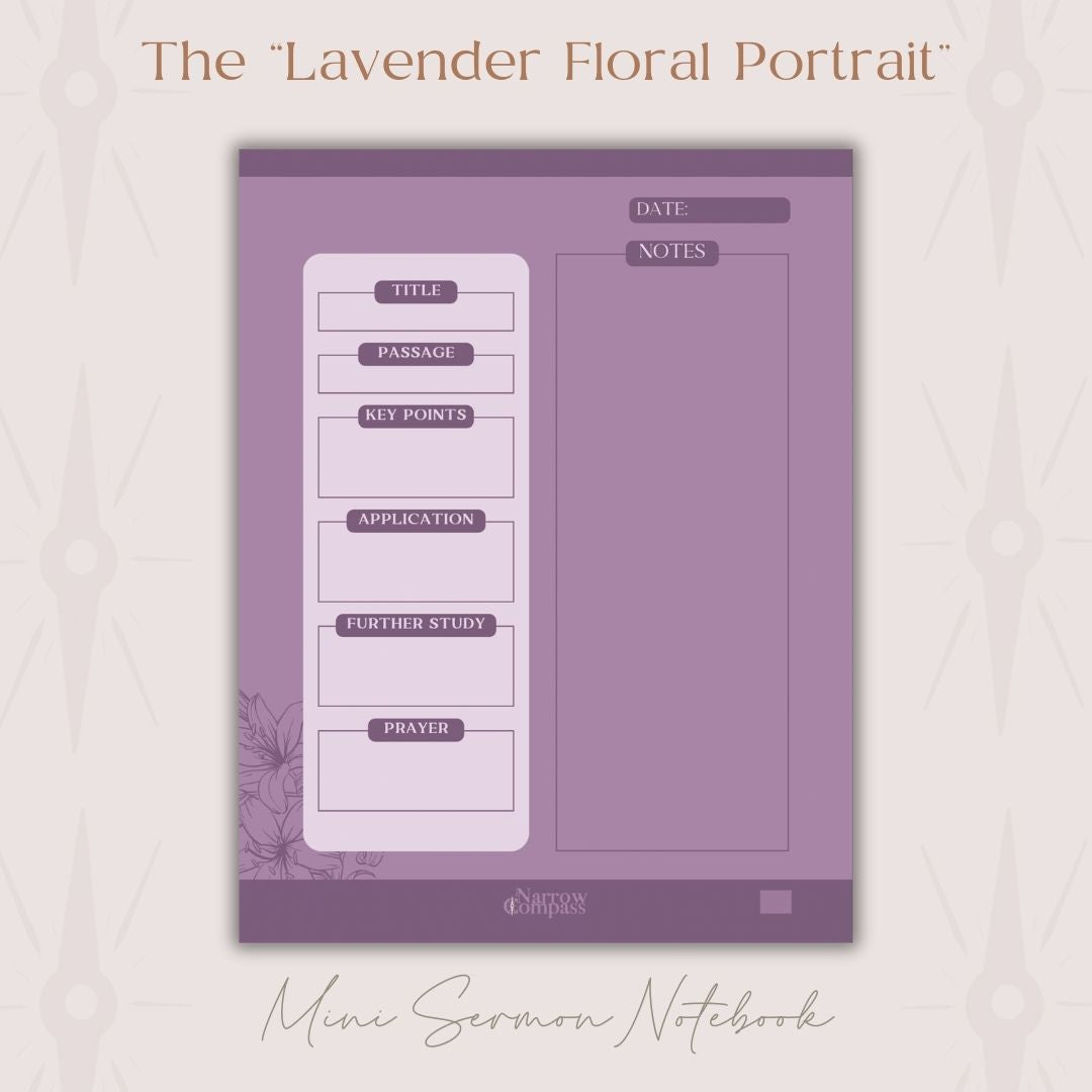 Mini Digital Sermon Notebook