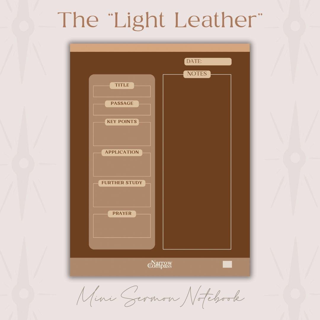 Mini Digital Sermon Notebook