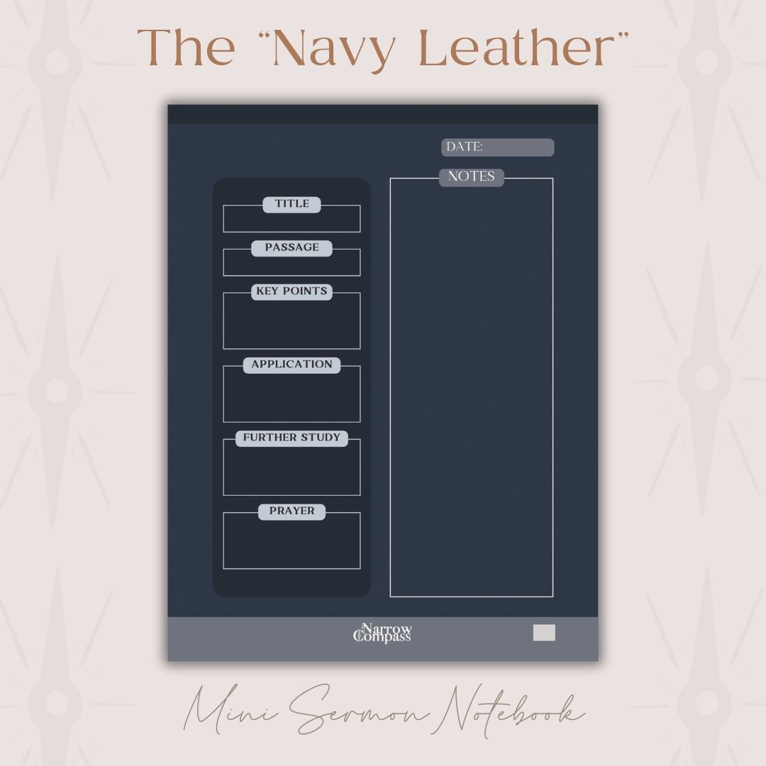 Mini Digital Sermon Notebook