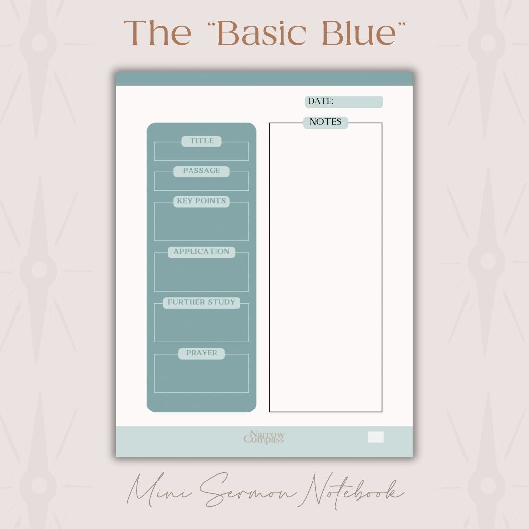 Mini Digital Sermon Notebook