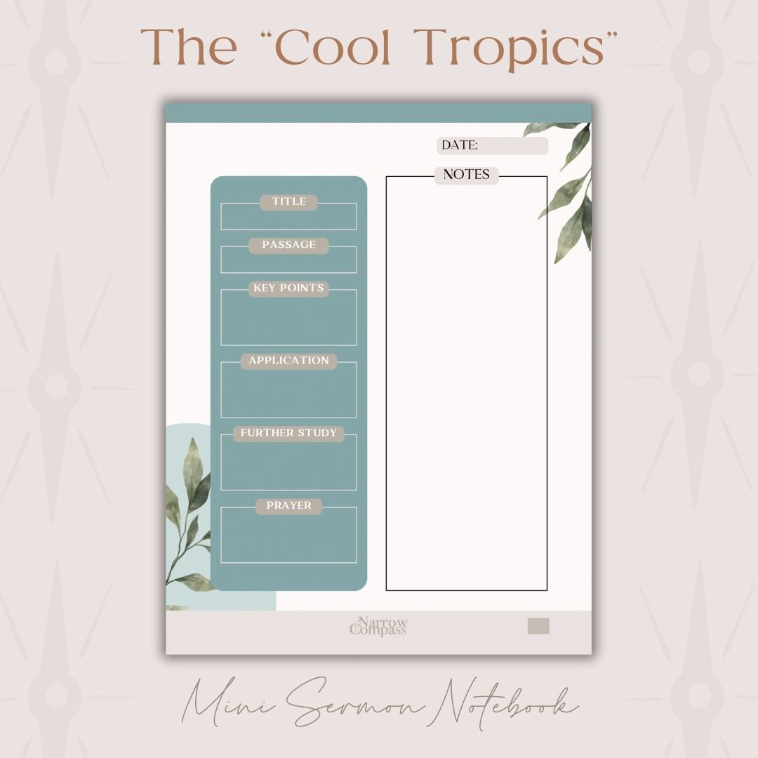 Mini Digital Sermon Notebook