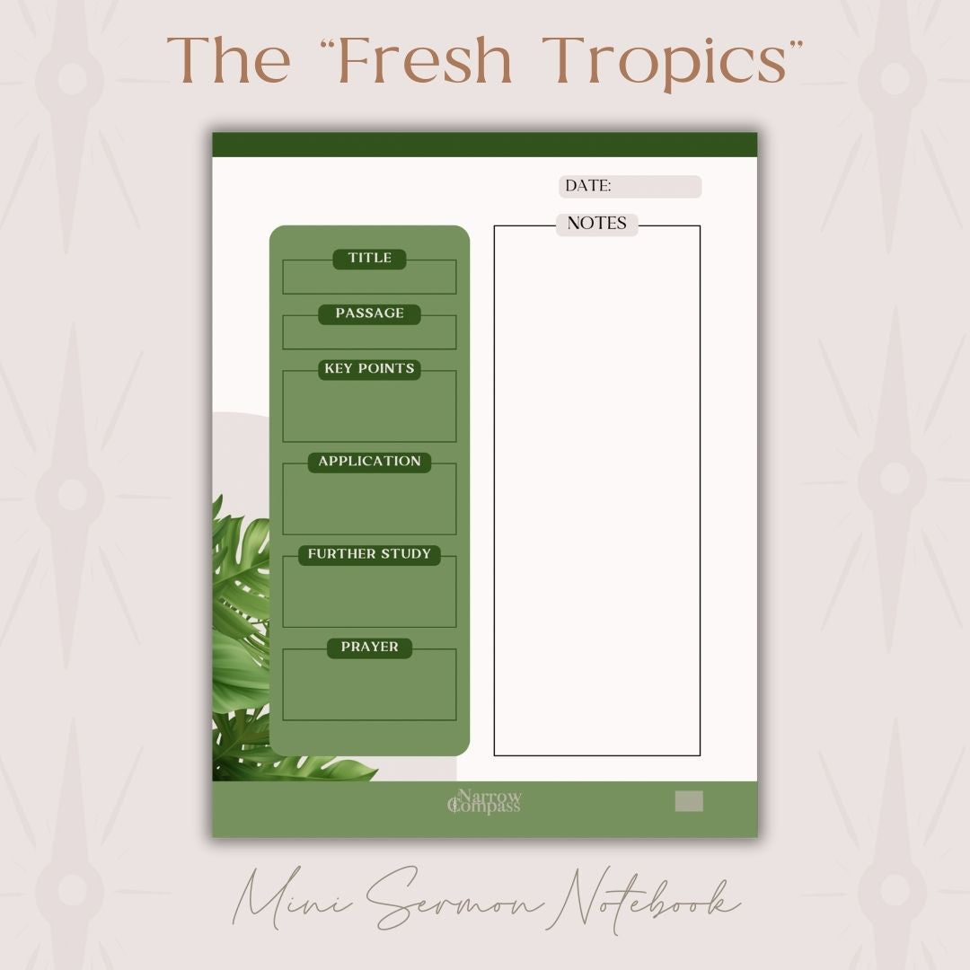 Mini Digital Sermon Notebook