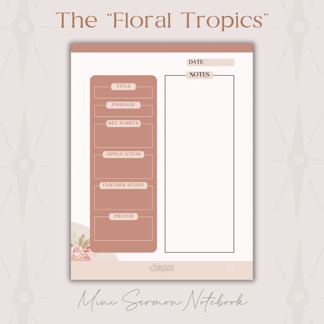 Mini Digital Sermon Notebook