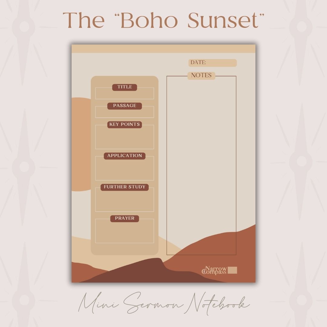 Mini Digital Sermon Notebook