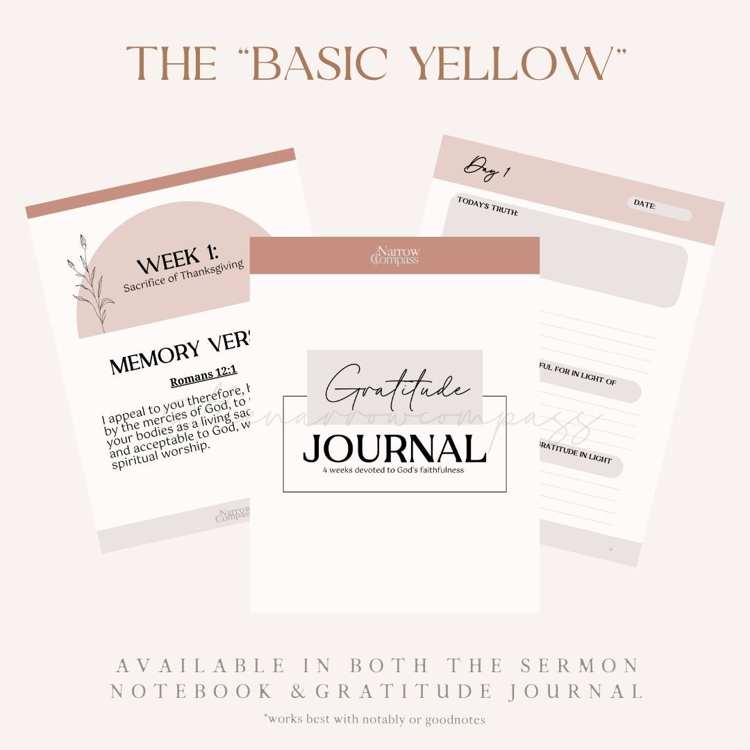 Blank Digital Gratitude Journal