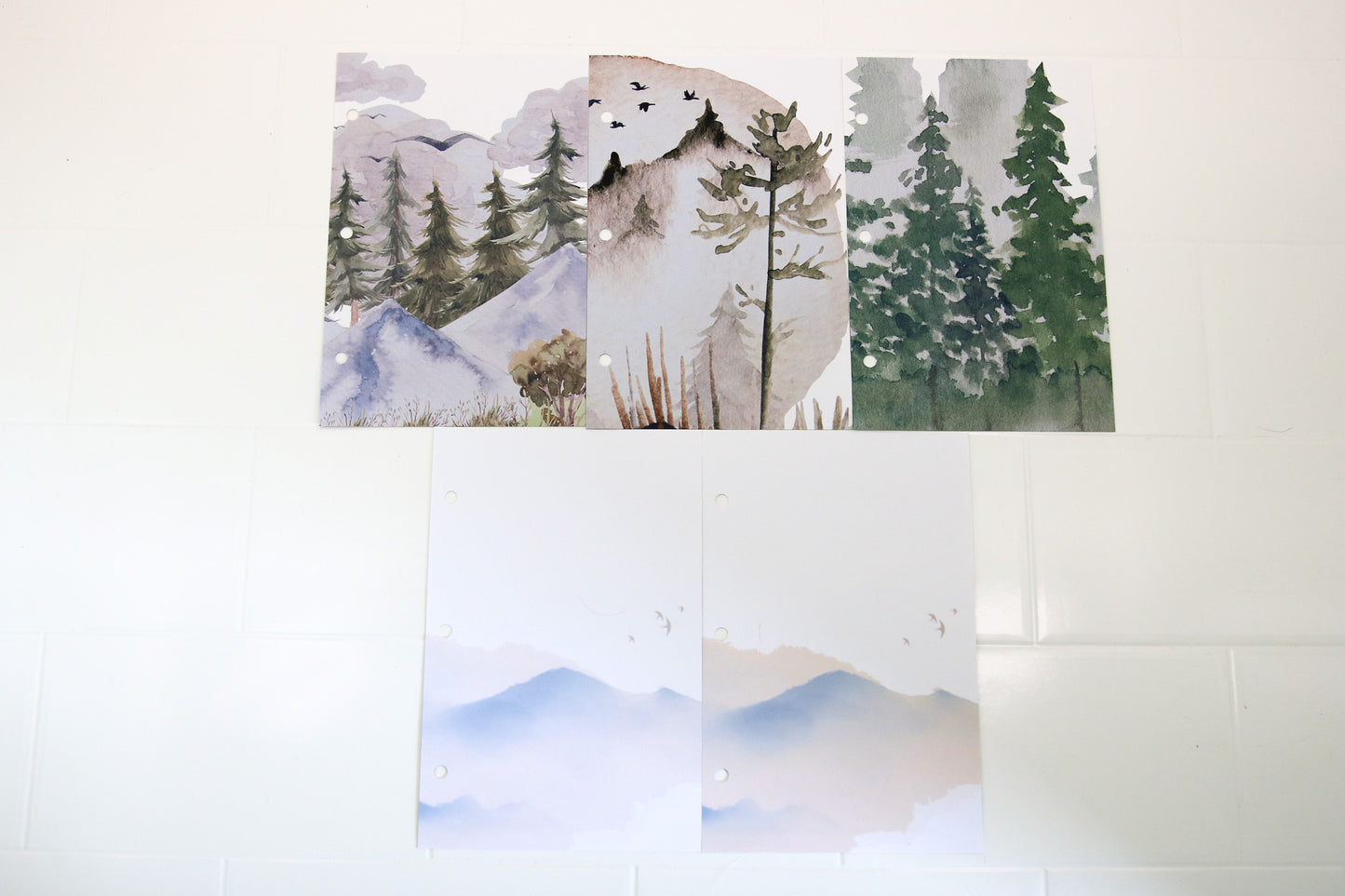 Watercolor Hills Dividers