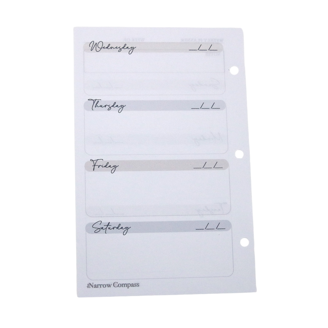 Weekly Planner