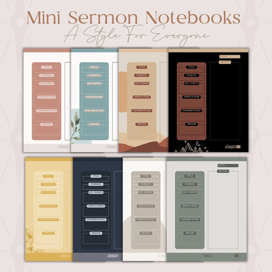 Mini Digital Sermon Notebook