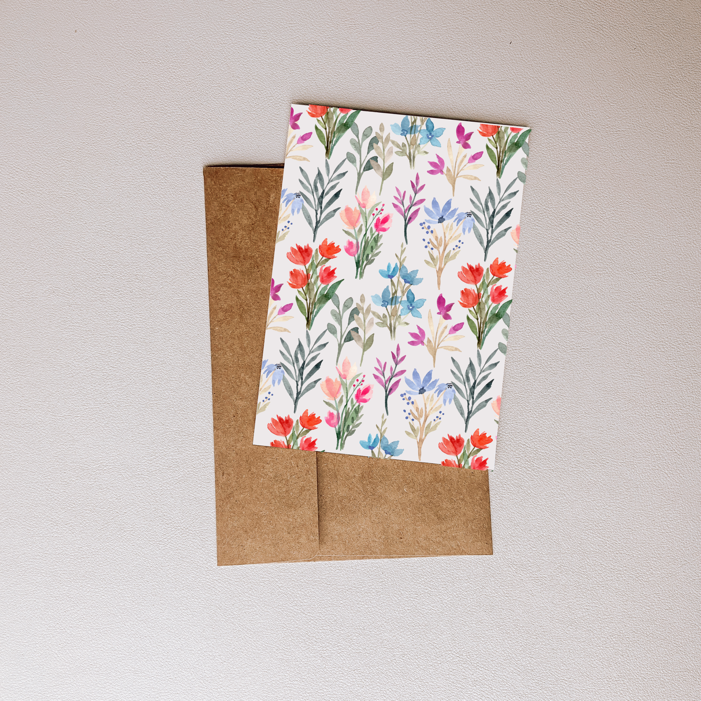 Summer Floral Greeting Card