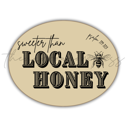 Local Honey Sticker